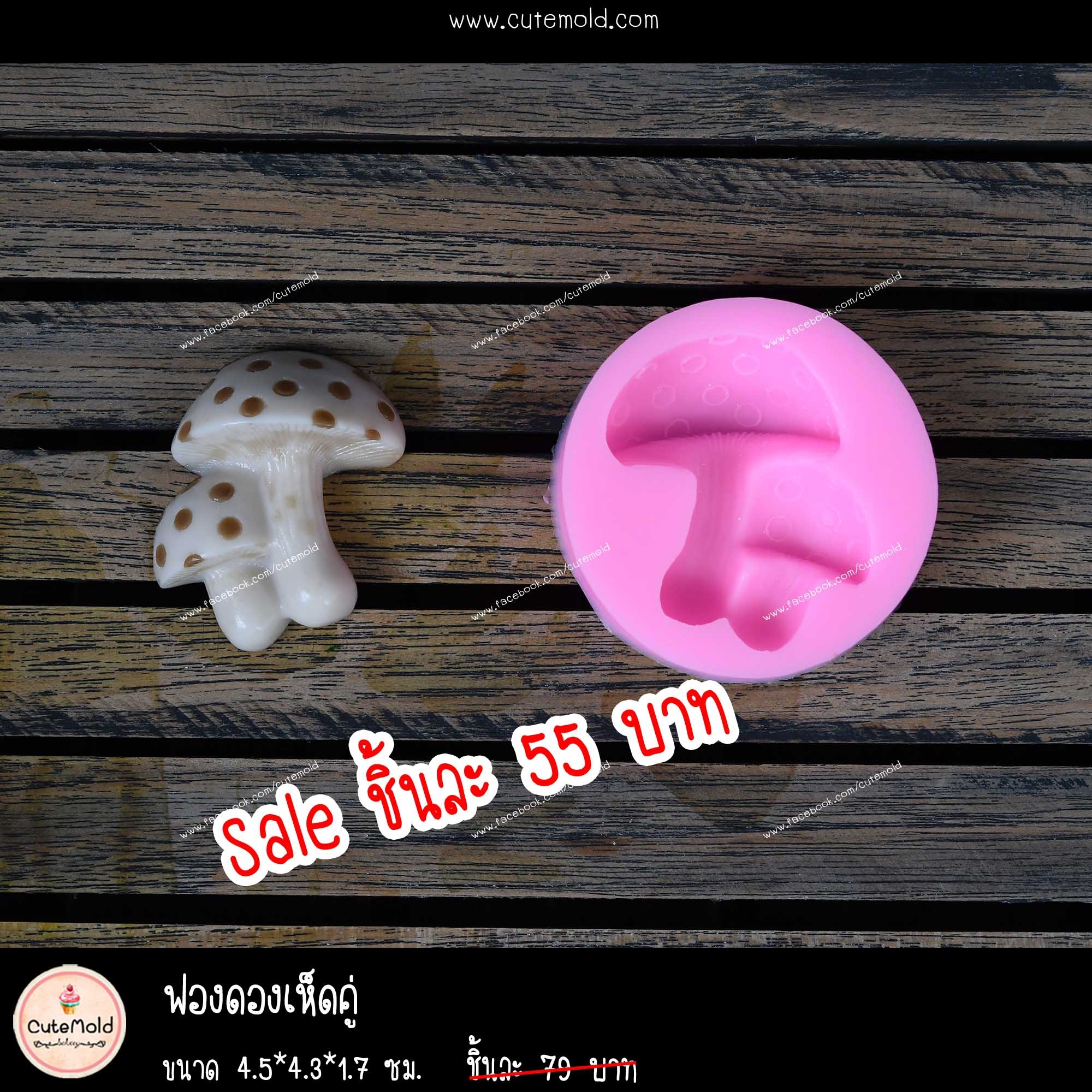 ฟองดองเห็ดคู่