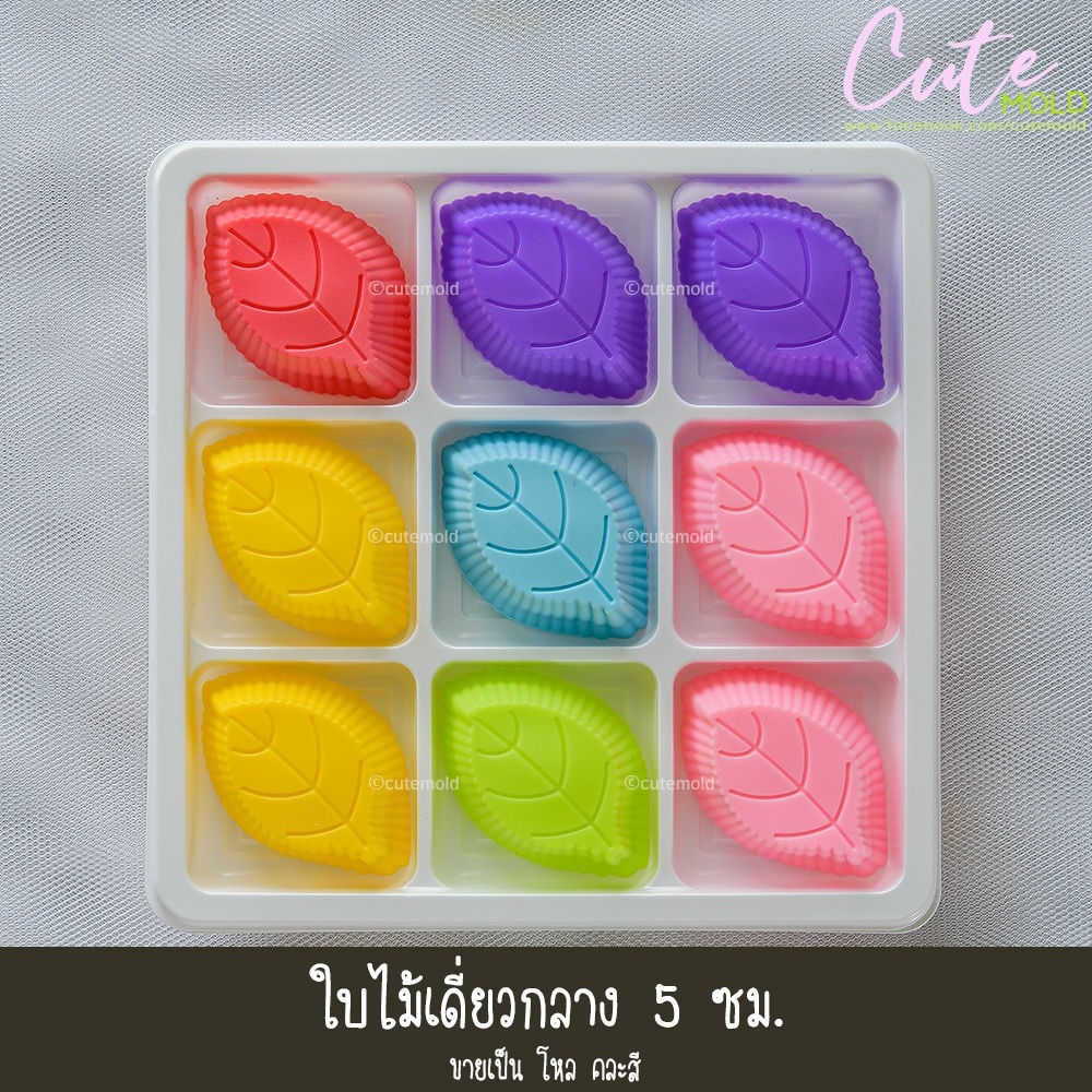 ใบไม้เดี่ยวกลาง 5 ซม.