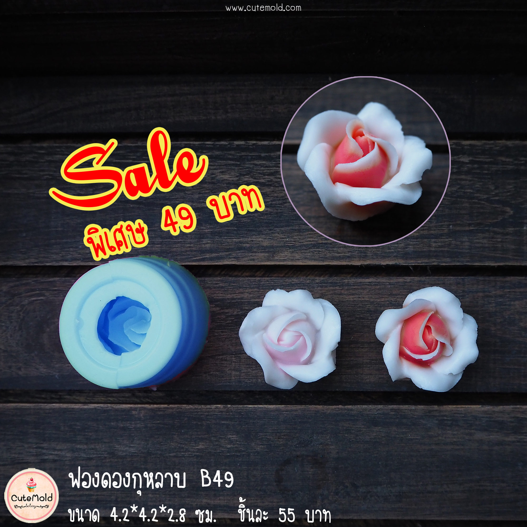 ฟองดองกุหลาบ B49