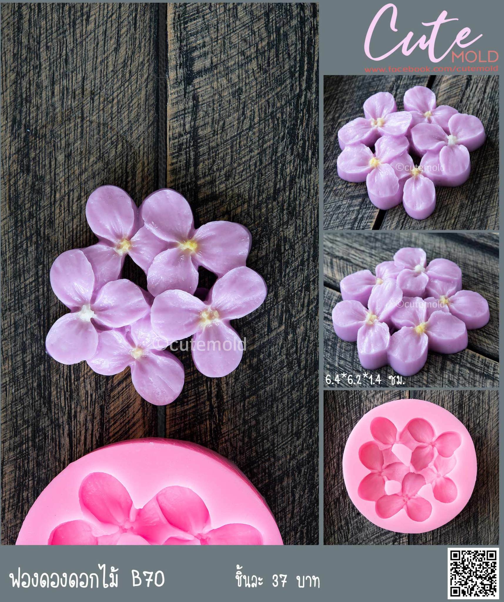 ฟองดองดอกไม้ B70