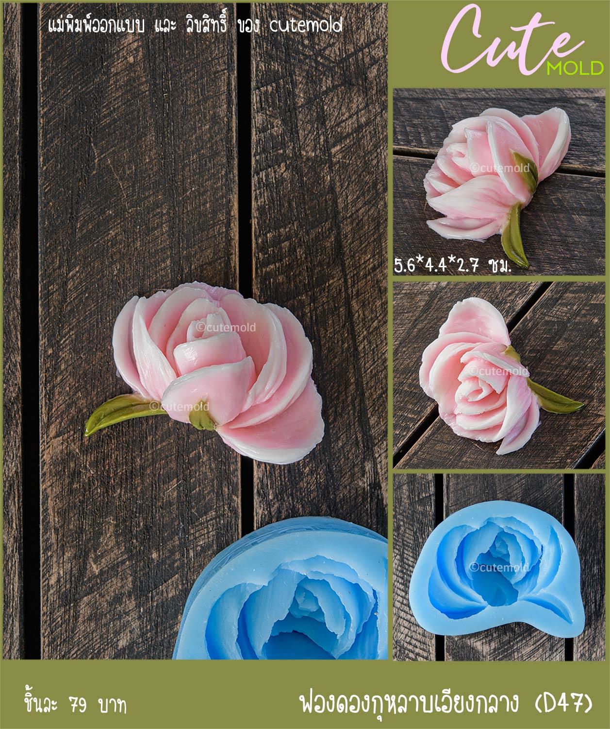 ฟองดองกุหลาบเอียงกลาง D47