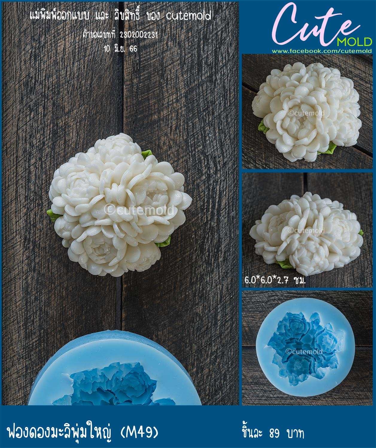 มะลิพุ่มใหญ่ (M49) - พุ่ม ใหญ่ M49 [3 ชิ้นขึ้นไป 75]