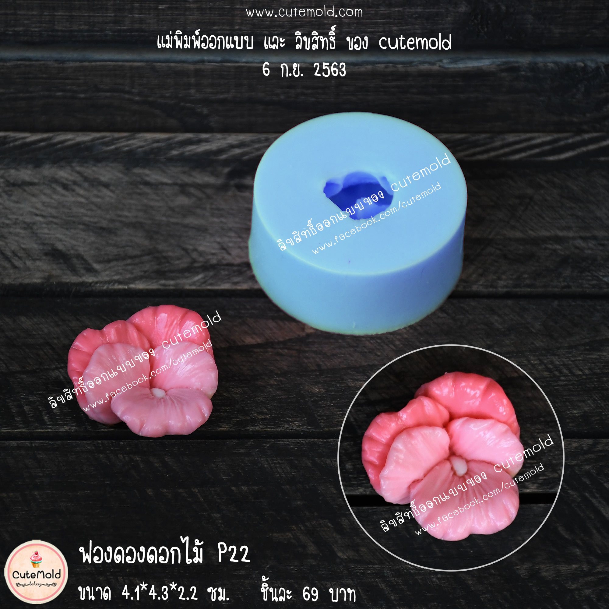 ฟองดองดอกไม้ P22