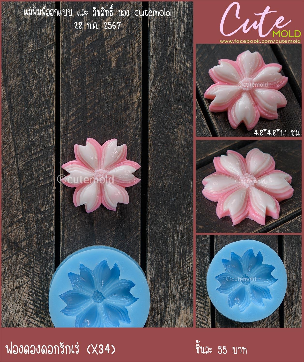 ฟองดองดอกรักเร่ X34