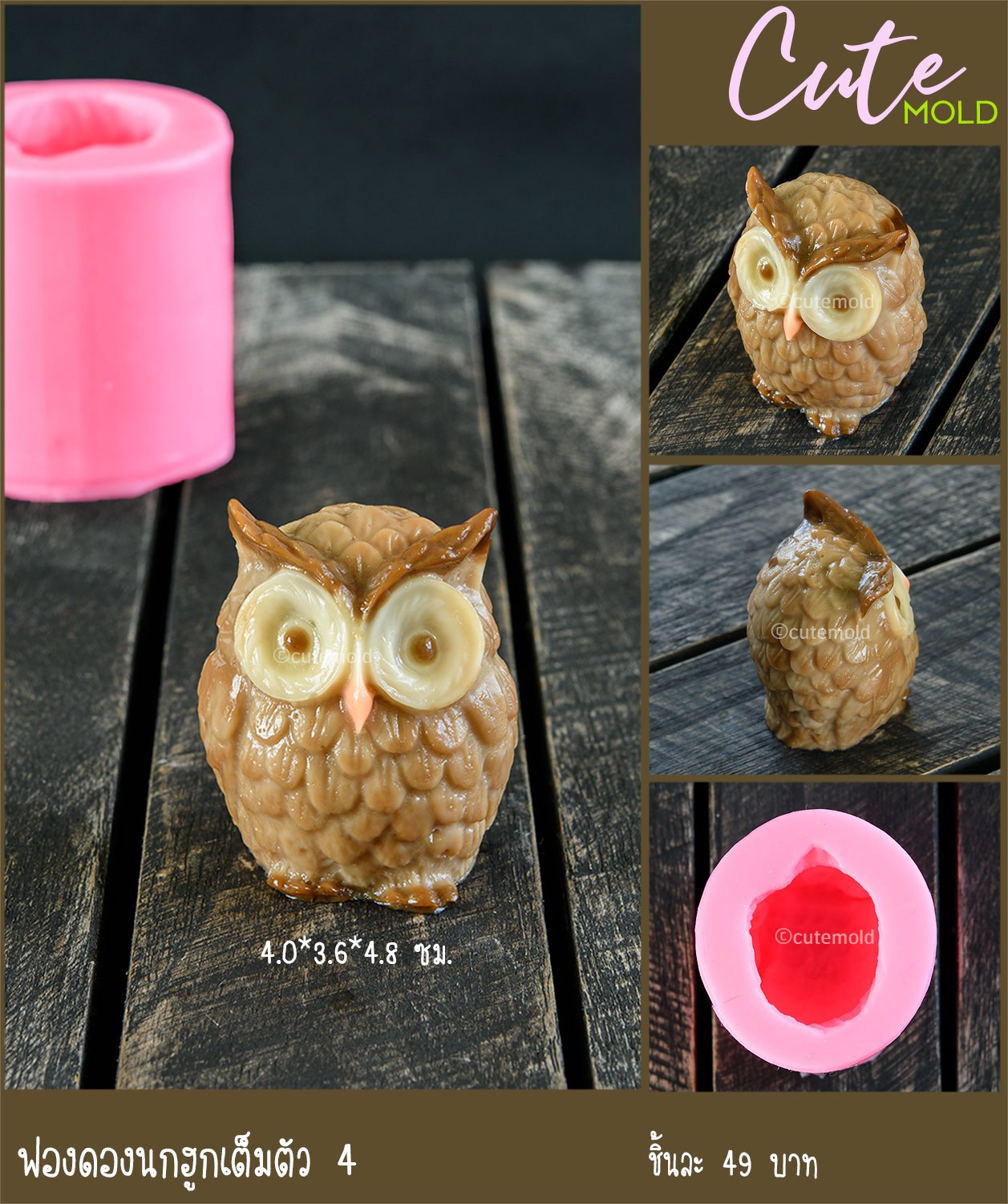 ฟองดองนกฮูกครึ่งเต็มตัว 4