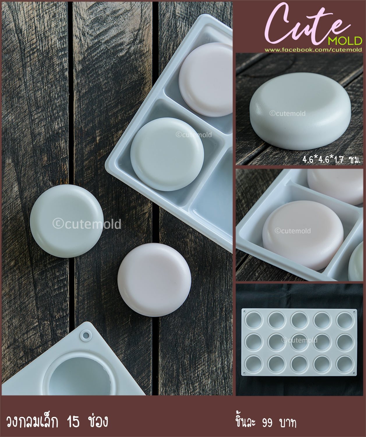 วงกลมเล็ก 15 ช่อง