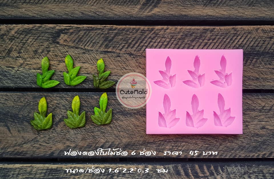 ฟองดองใบไม้ช่อ 6 ช่อง