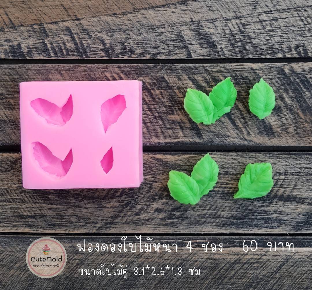 ฟองดองใบไม้หนา 4 ช่อง